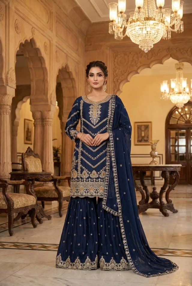Mahira Luxe Chinon Suit